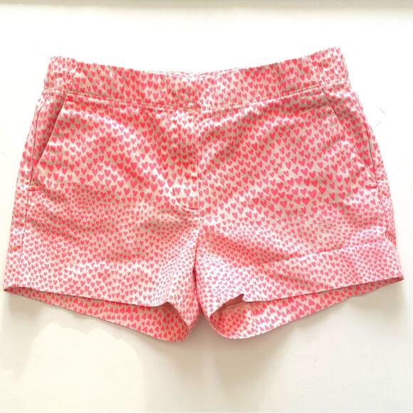 Crewcuts Pink Heart Print Frankie Kids Shorts - Picture 2 of 16